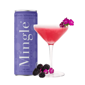 Blackberry Hibiscus Bellini