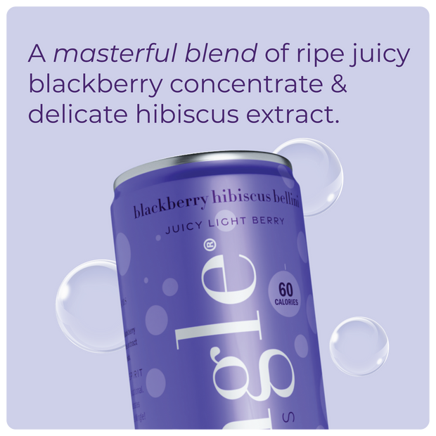 Blackberry Hibiscus Bellini